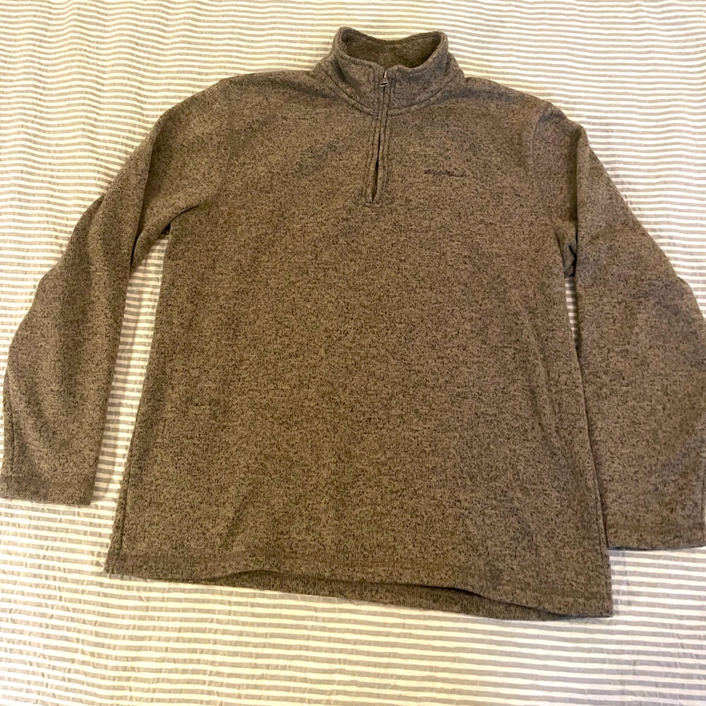 Men’s Eddie Bauer 1/4 Zip Fleece Pullover L